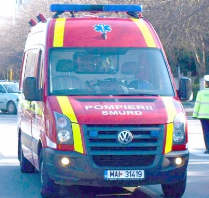 Şoferul unei autoutilitare a băgat doi minori în Spital